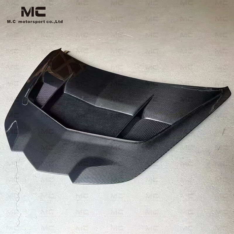 For CHEVROLET Corvette C8 ZR1-2 Style Carbon Fiber Hood 2020+