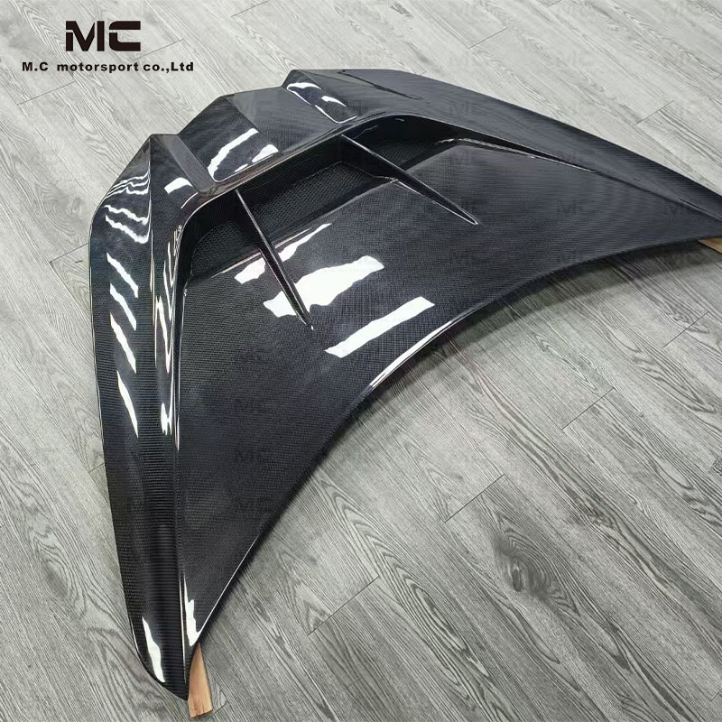 For CHEVROLET Corvette C8 ZR1-1 Style Carbon Fiber Hood 2020+