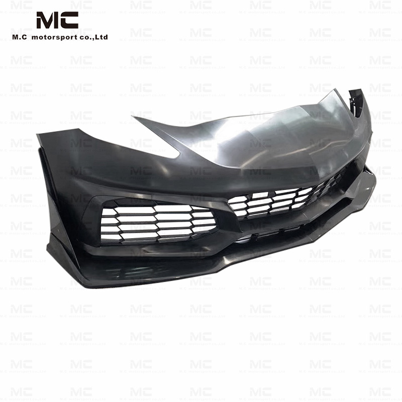 For CHEVROLET Corvette C7 ZR1 Style Plastic Front Bumper 2014-2017