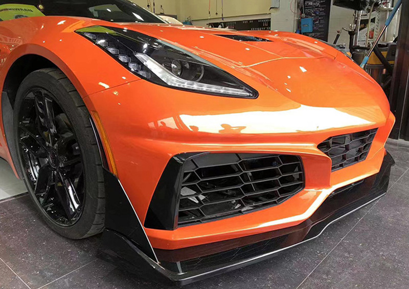 For CHEVROLET Corvette C7 ZR1 Style Plastic Front Bumper 2014-2017