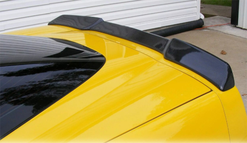 For CHEVROLET Corvette C7 Sport Style Plastic Spoiler 2014-2017