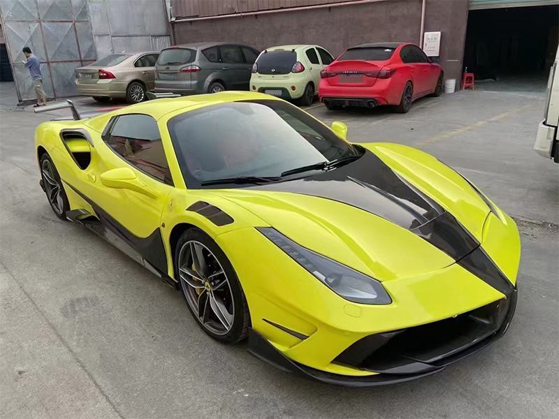 For Ferrari 488 Carbon Fiber Hood 2015-2019