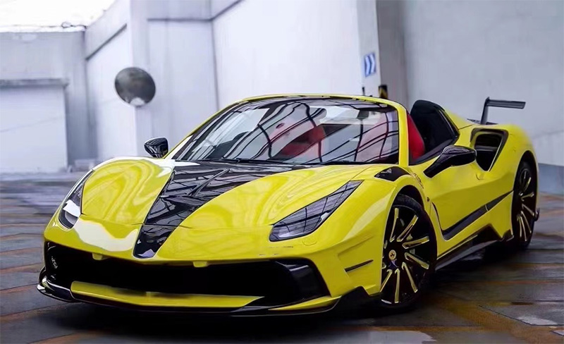 For Ferrari 488 Carbon Fiber Hood 2015-2019