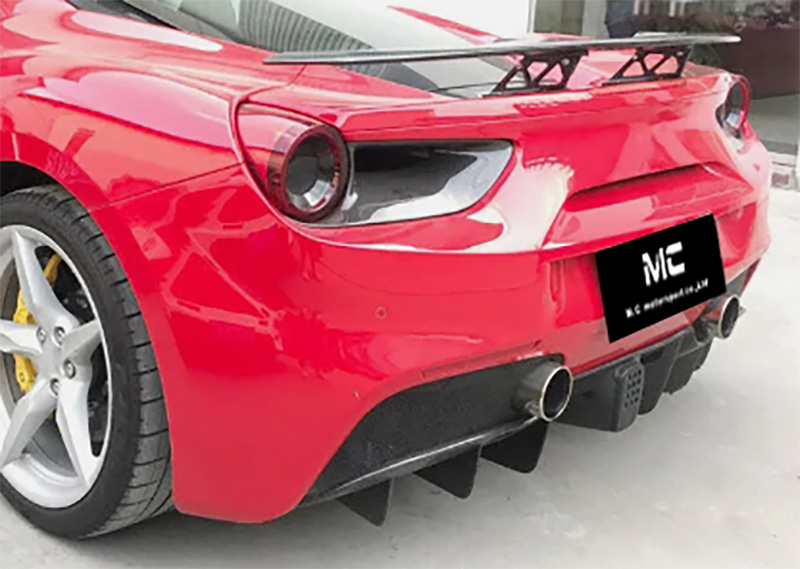 For Ferrari 488 Carbon Fiber Light Cover 2015-2019