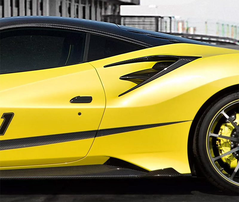 For Ferrari 488 Carbon Fiber Rear Air Vent 2015-2019
