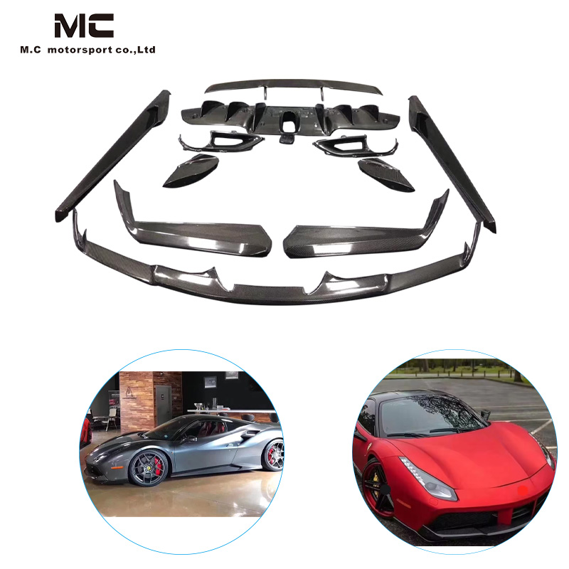 For Ferrari 488 Carbon Fiber Body Kit 2015-2019