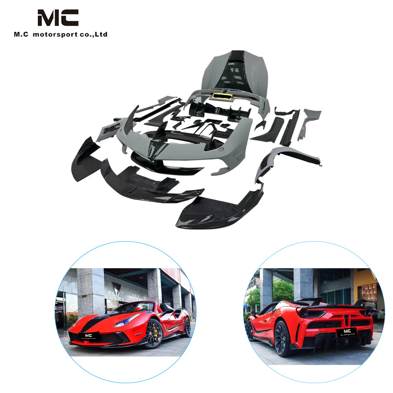 For Ferrari 488 Carbon Fiber Body Kit 2015-2019