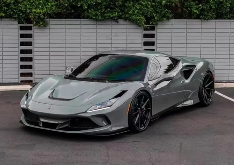 For Ferrari F8 Carbon Fiber Side Skirts 2014-2021