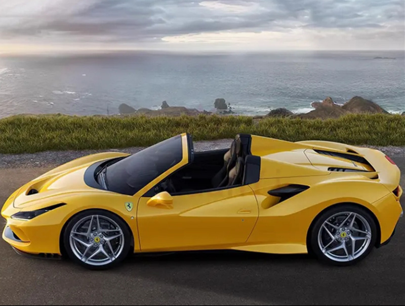 For Ferrari F8 Carbon Fiber Side Skirts 2014-2021