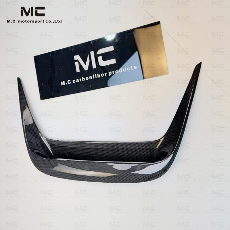 For Ferrari F8 Carbon Fiber Hood Air Vent Trims 2020-2022