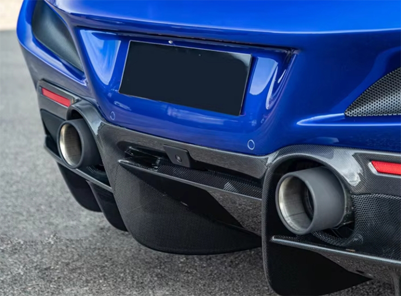 For Ferrari F8 Carbon Fiber Rear Diffuser 2014-2018