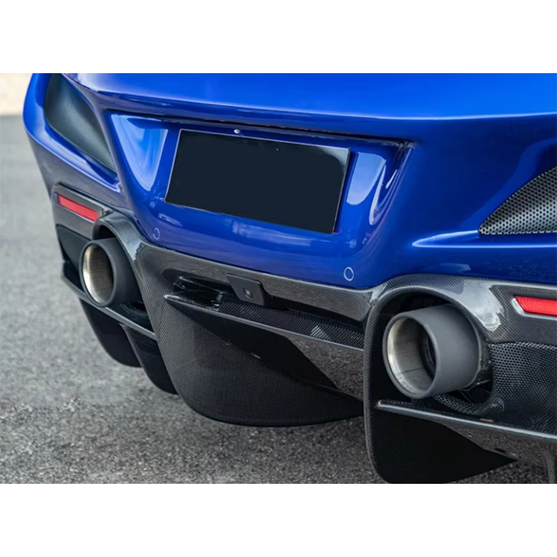 For Ferrari F8 Carbon Fiber Rear Diffuser 2014-2018