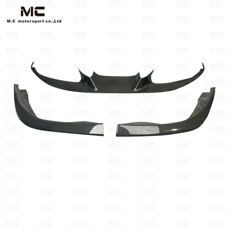 For Ferrari F8 Carbon Fiber Front Bumper+Front Splitter 2019+