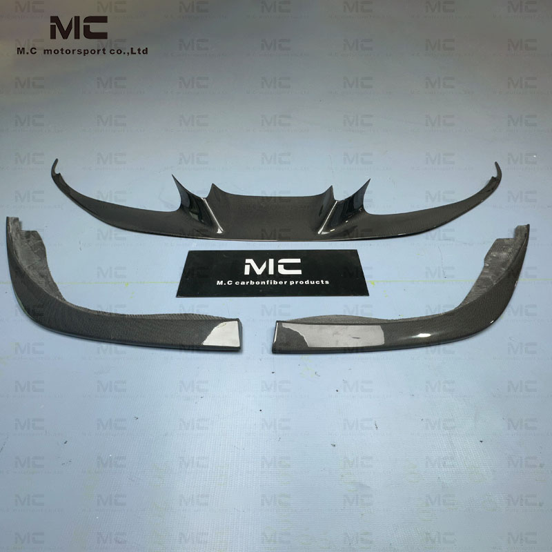 For Ferrari F8 Carbon Fiber Front Bumper+Front Splitter 2019+