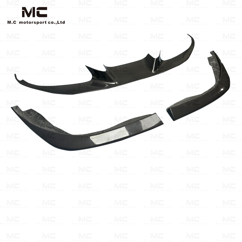 For Ferrari F8 Carbon Fiber Front Bumper+Front Splitter 2019+