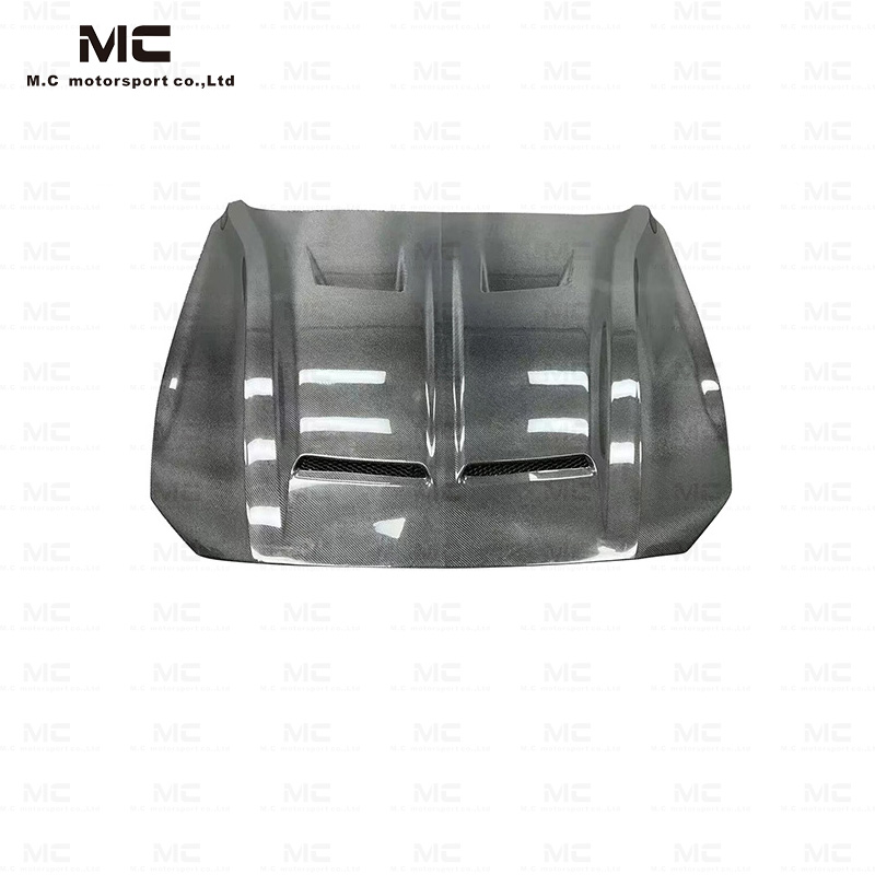 For Ford Mustang KT Style Carbon Fiber Hood 2015-2017