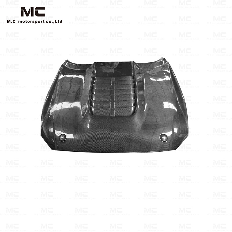 For Ford Mustang GT500 Style Carbon Fiber Hood 2015-2021