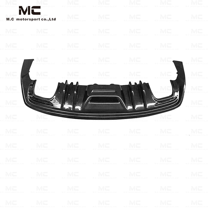 For Ford Mustang Flame style Carbon Fiber Rear Diffuser 2015-2017
