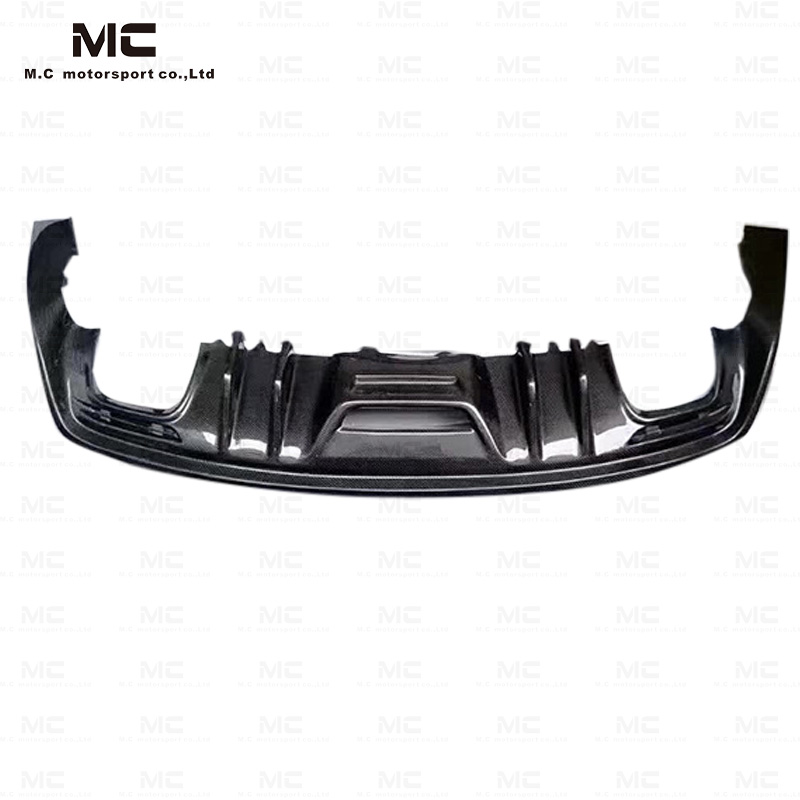 For Ford Mustang Flame style Carbon Fiber Rear Diffuser 2015-2017