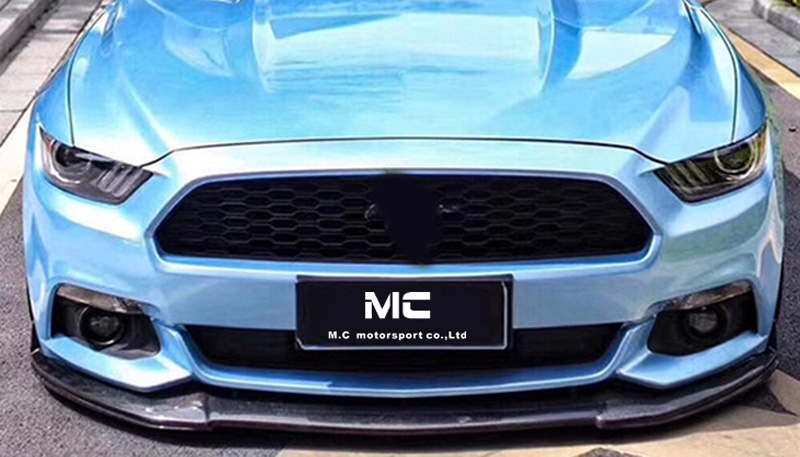For Ford Mustang Sevigny style Carbon Fiber Front Lip 2015-2022