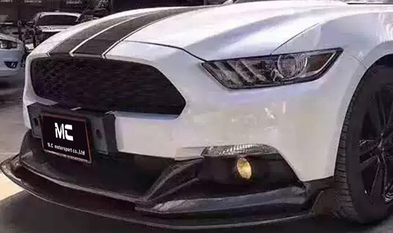 For Ford Mustang Carbon Fiber Front Lip 2015-2022