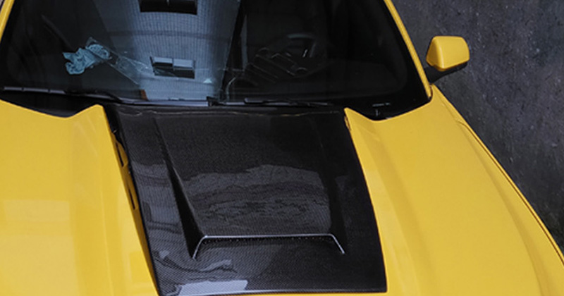 For Ford Mustang Carbon Fiber Small Hood 2015-2017