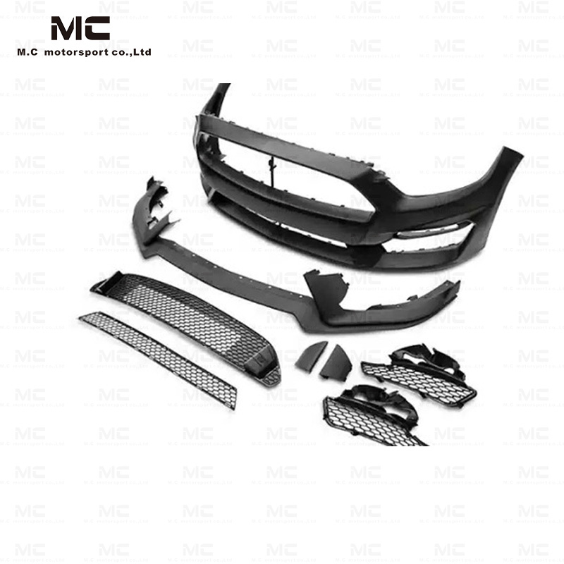 For Ford Mustang GT350 Style Carbon Fiber Front Bumper 2015-2022