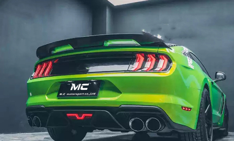 For Ford Mustang GT500 Style Carbon Fiber Rear Diffuser 2018-2020