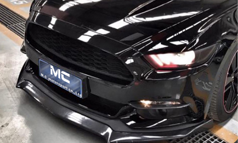 For Ford Mustang ROU Style Carbon Fiber Front Lip 2015-2017