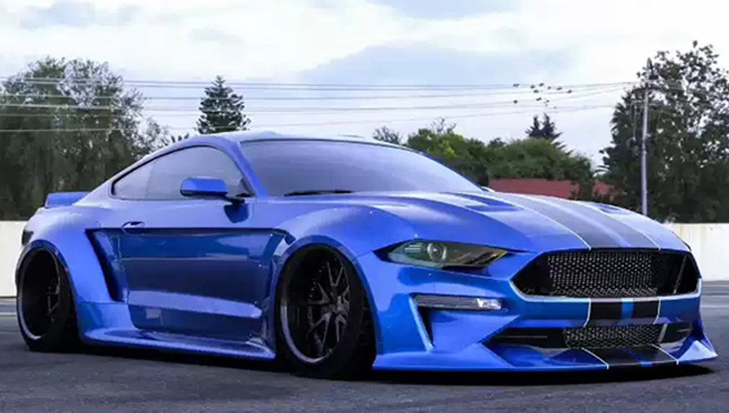 For Ford Mustang Fiberglass Body Kit 2018-2021
