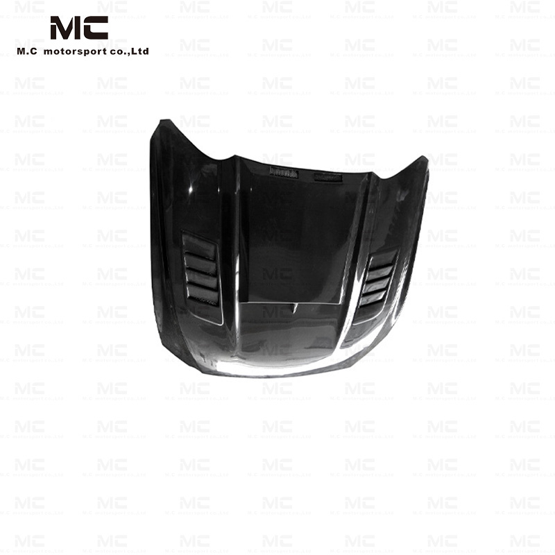 For Ford Mustang Flame Style Carbon Fiber Hood 2015-2017