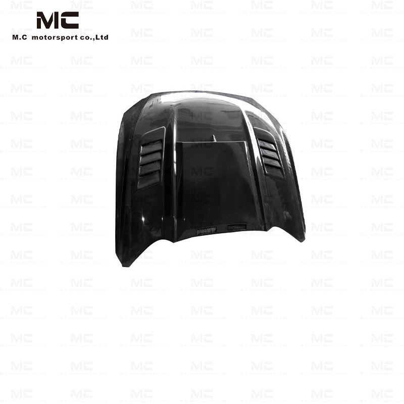 For Ford Mustang Flame Style Carbon Fiber Hood 2015-2017