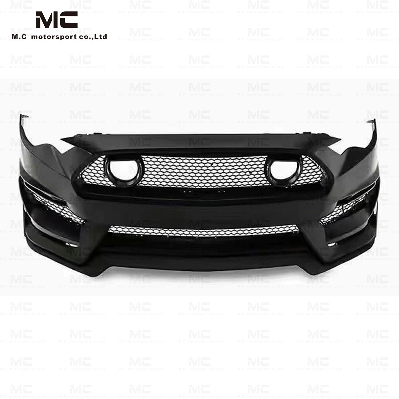 For Ford Mustang Flame Style Fiberglass Front Bumper 2015-2022