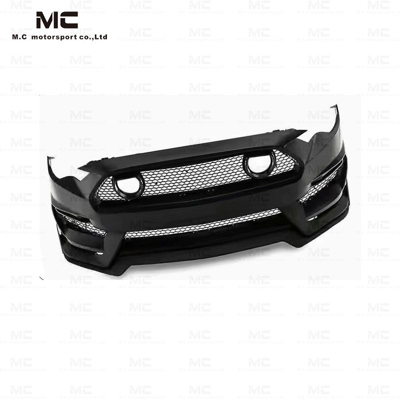 For Ford Mustang Flame Style Fiberglass Front Bumper 2015-2022
