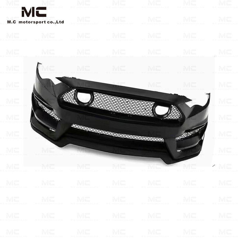 For Ford Mustang Flame Style Fiberglass Front Bumper 2015-2022