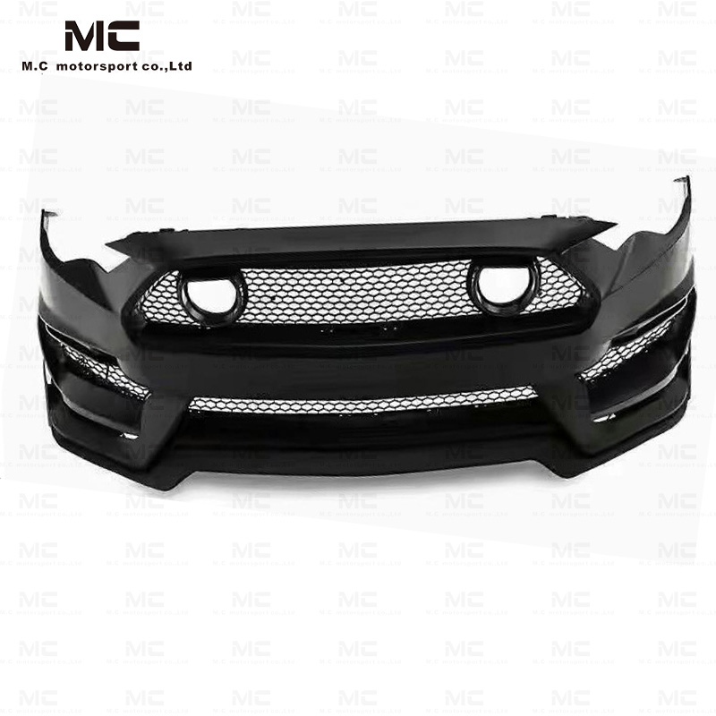For Ford Mustang Flame Style Fiberglass Front Bumper 2015-2022