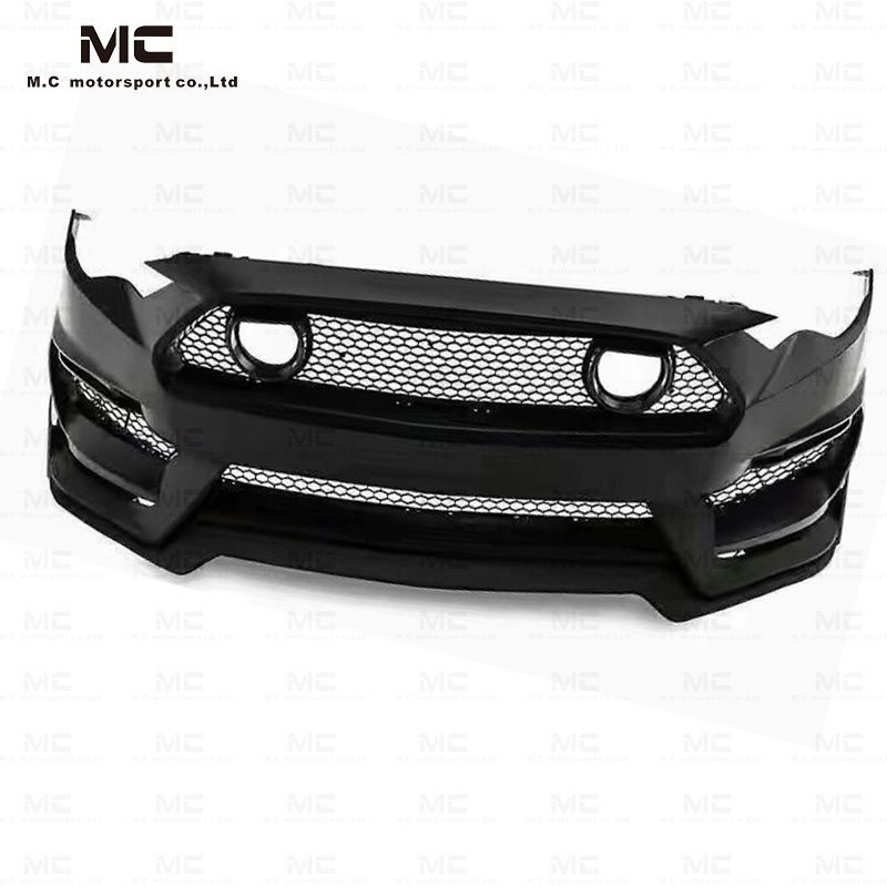 For Ford Mustang Flame Style Fiberglass Front Bumper 2015-2022