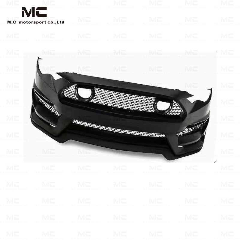 For Ford Mustang Flame Style Fiberglass Front Bumper 2015-2022