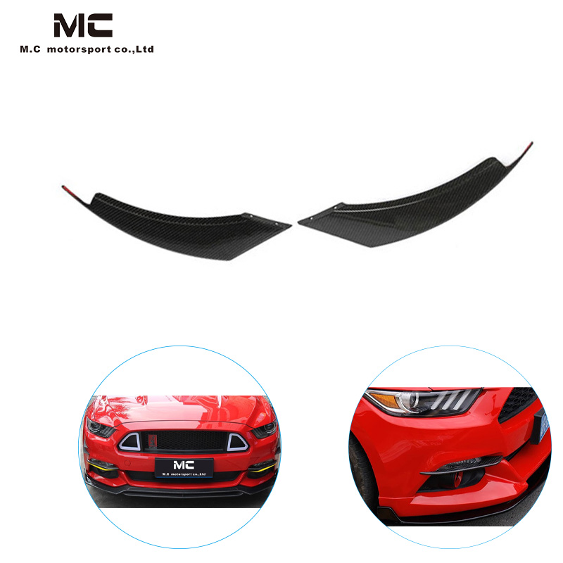For Ford Mustang Carbon Fiber Fog light Air Vent 2015-2022