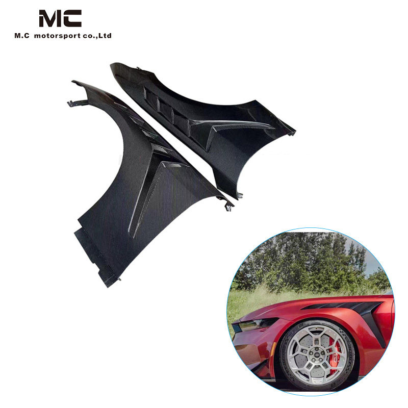  For Ford Mustang GTD Style Carbon Fiber Fender Flare 2015-2017