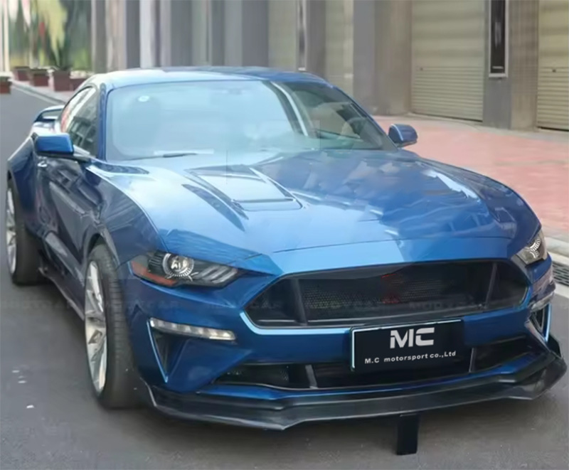 For Ford Mustang OEM Style Carbon Fiber Mid Grill 2017-2022